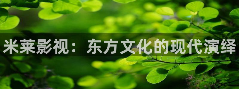 樱花视频4：米莱影视：东方文化的现代演绎