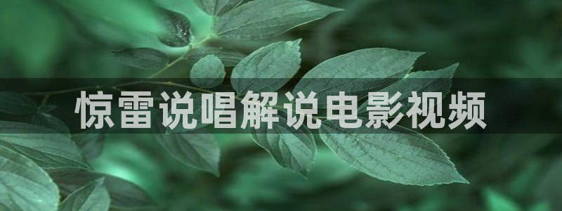舞蹈樱花视频教程：惊雷说唱解说电影视频