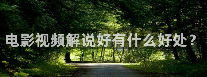 樱花影院高清电视剧：电影视频解说好有什么好处？