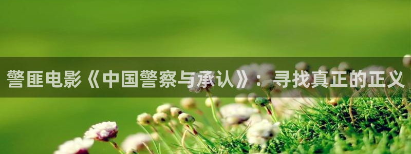 樱花视频高清：警匪电影《中国警察与承认》：寻找真正的正义