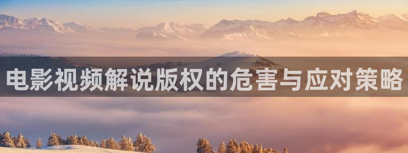 樱花视频综合在线：电影视频解说版权的危害与应对策略